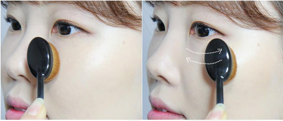 Sola Foundation Brush แปรงทารองพื้นโซลา ขนแปรงเรียงตัวแน่น ให้สัมผัสละเอียด นุ่ม เพื่อการเกลี่ยรองพื้นให้บางเบา เนียนเรียบและปกปิดอย่างเป็นธรรมชาติ