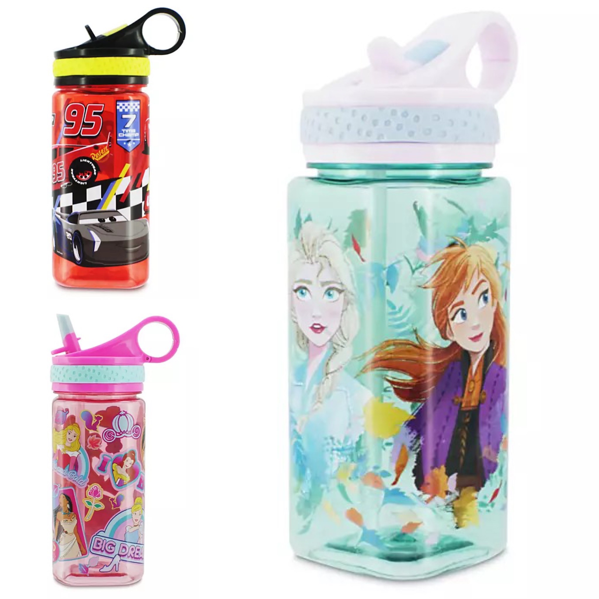 กระติกน้ำแบบหลอดดื่มสำหรับเด็ก Disney Princess Water Bottle with Built-In Straw (2020)