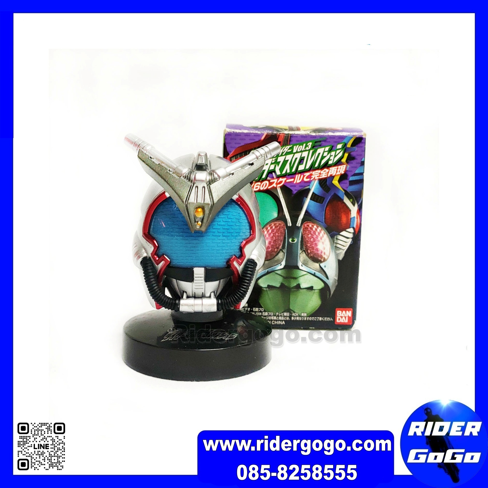 Bandai 1/6 หัวมด หัวมาสไรเดอร์ Masked Kamen Rider Kabuto Head Collection คาบูโตะ ของแท้