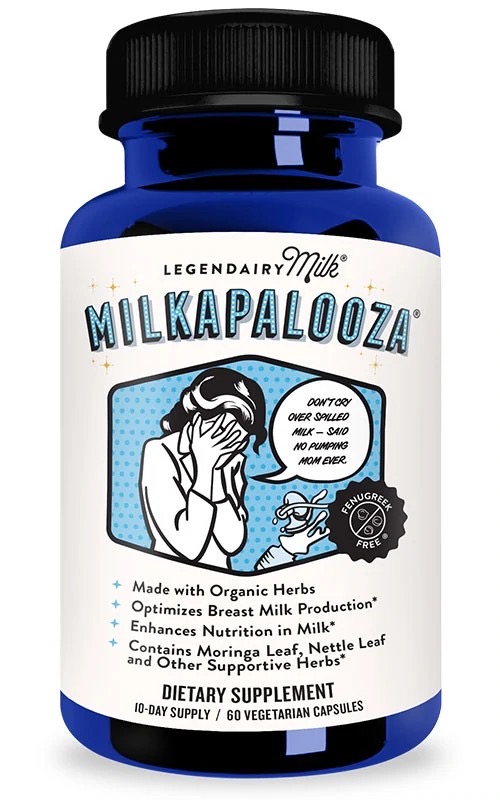 วิตามินบำรุงคุณภาพน้ำนมสำหรับคุณแม่ Legendairy Milk Milkapalooza (60 Capsules)