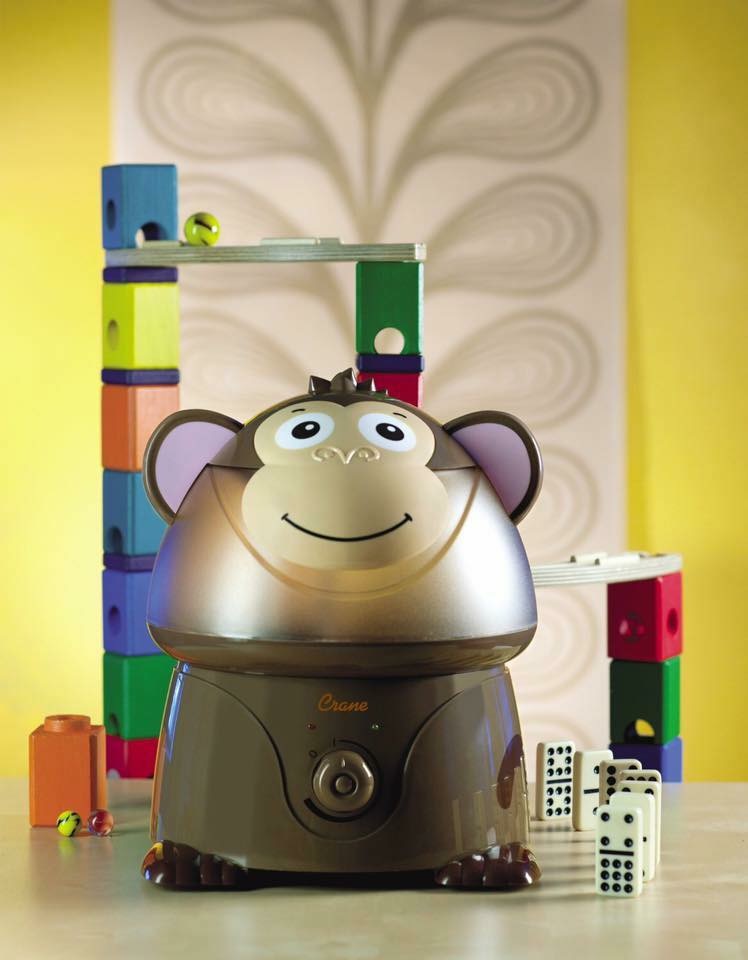 เครื่องสร้างความชื้นในอากาศ Crane USA Adorable Ultrasonic Cool Mist Humidifier (Mya the Monkey)