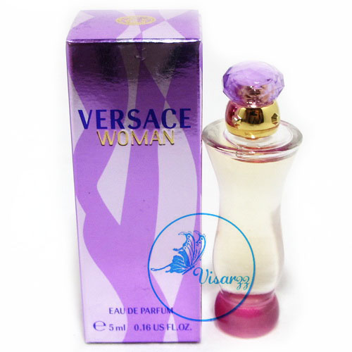(Tester) Versace Woman EDP 5 mL กลิ่นหอมหวานคลาสสิก ที่ผสมผสานจากต้นราสเบอร์รี่ กับกุหลาบ เหมาะกับผู้หญิงที่มีเสน่ห์เย้ายวน น่าค้นหา