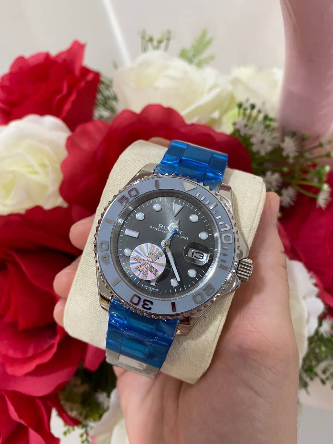 นาฬิกา Rolex รุ่น Yacht Master Silver Mirror Swiss