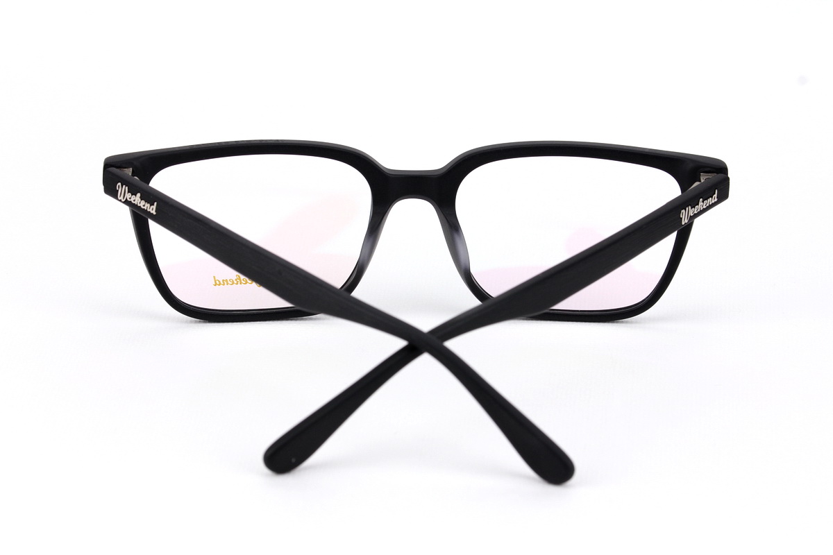 กรอบแว่นสายตาพร้อมคลิปกันแดด Weekend Cannes Matte Black