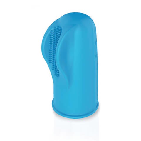 ชุดทำความสะอาดเหงือกและฟัน NUK Grins & Giggles Infant 3-Sided Fingerbrush with Fluoride-Free Tooth & Gum Cleanser Set