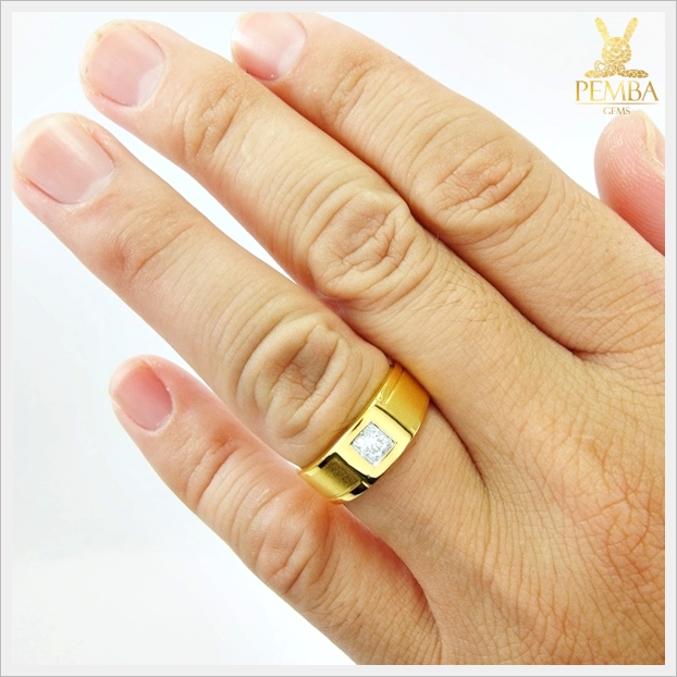 แหวนเพชรแท้ ทองแท้ ท่านชาย(สามารถสั่งทำได้ค่ะ)