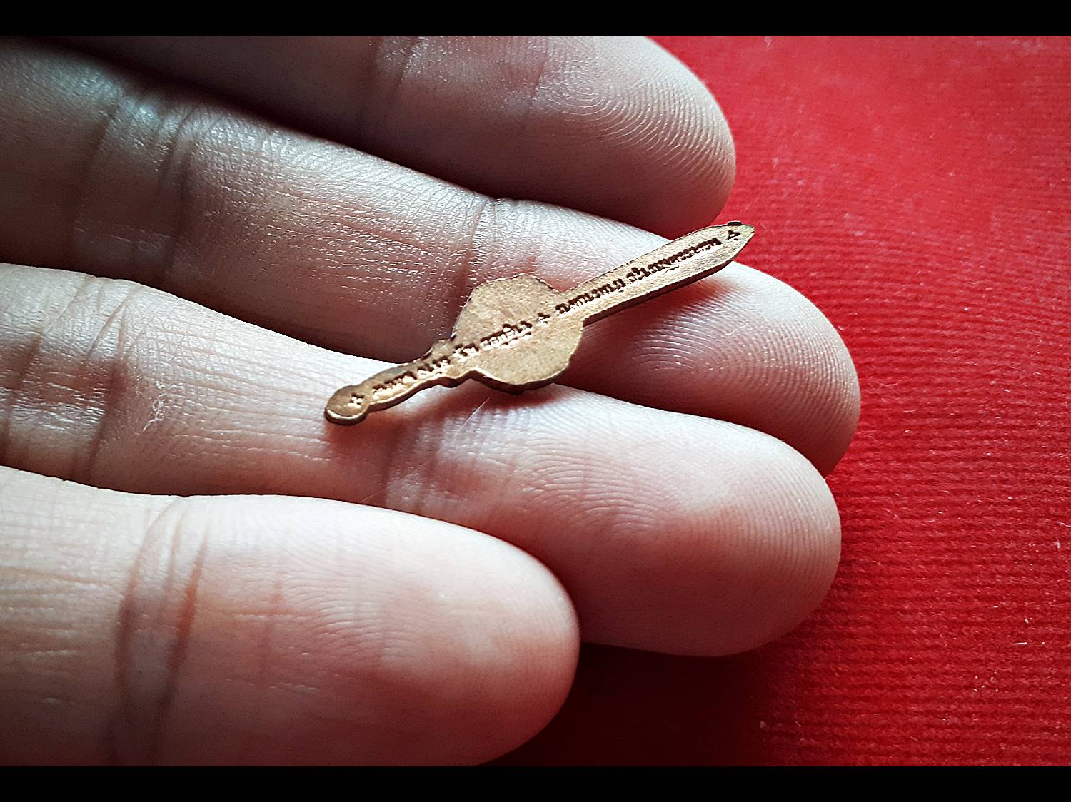 พระขรรค์ จักราวุธกำราบมาร มหาสะท้อน (ขนาดเล็ก) เนื้อทองแดงรวมมหาชนวน ปี2559