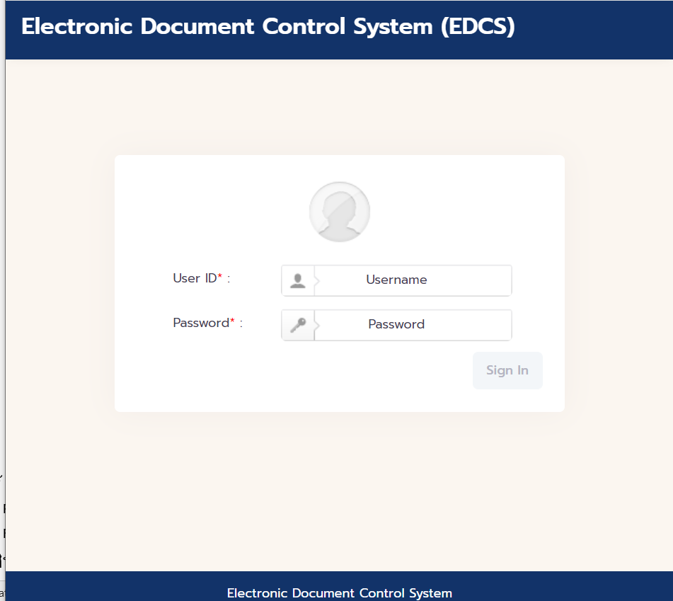 Product: E-Document Control System : โปรแกรมจัดการเอกสารออนไลน์