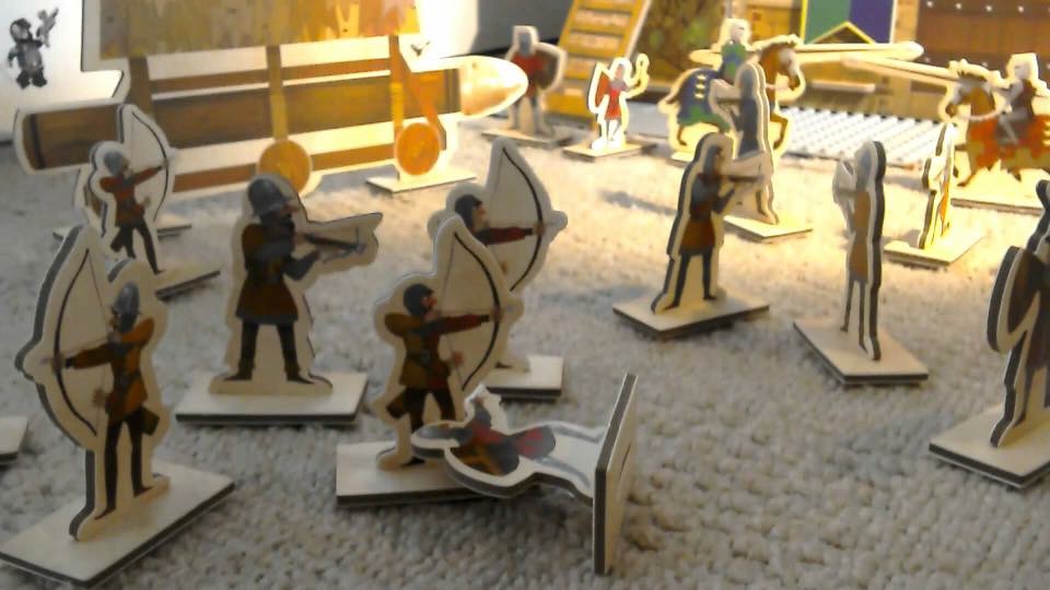 หนังสือและชุดประกอบปราสาทอัศวินจำลอง Slot-Together Castle