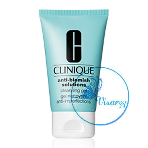 (Tester) Clinique Anti-Blemish Solutions Cleansing Gel 30ml ผลิตภัณฑ์ทำความสะอาดผิวสูตรอ่อนโยน ลดความมัน เหมาะกับผู้มีแนวโน้มเป็นสิวง่าย