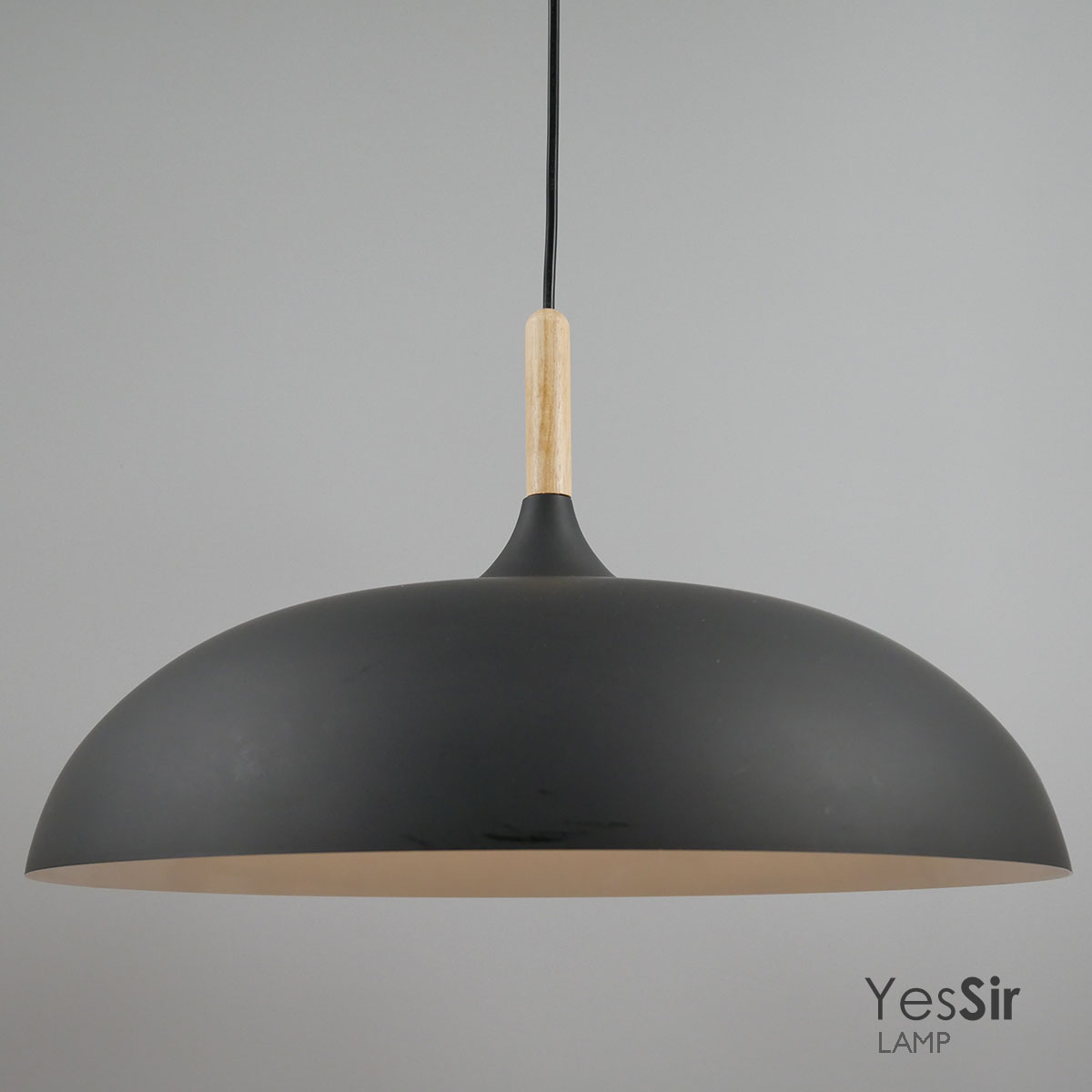 โคมไฟห้อยเพดานนอร์ดิกหัวไม้ 45cm