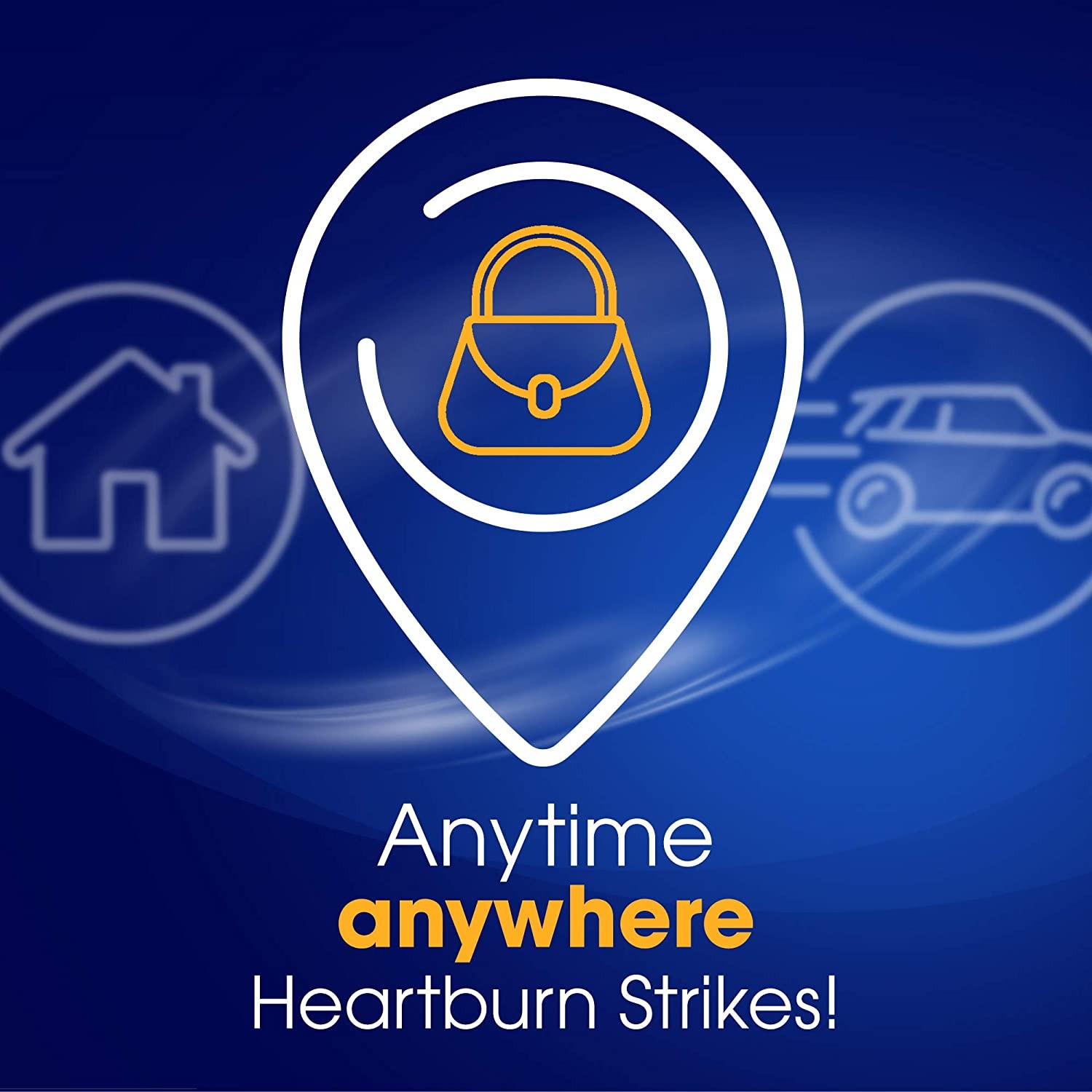 เม็ดเคี้ยวบรรเทาอาการกรดไหลย้อน TUMS Antacid Ultra Strength 1000 - Assorted Berries (12 Chewable Tablets)