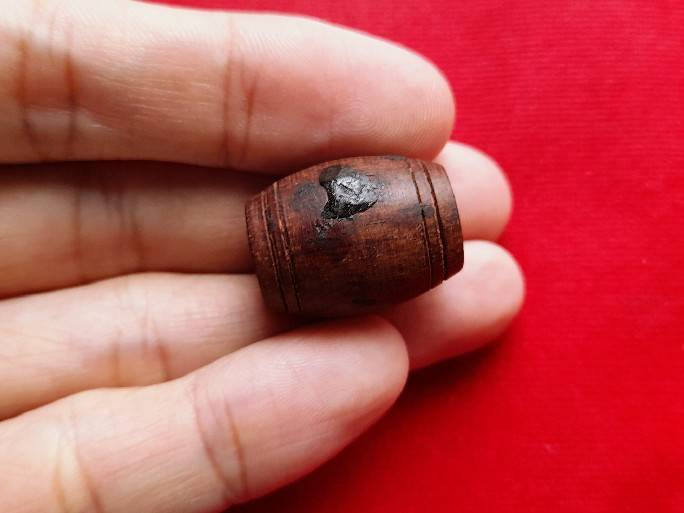 ตะโพน(มหาลาภเมตตาเสหน่ห์ ชื่อเสียงโด่งดัง) ไม้แก่นมะขามร้อยปี ปี2561 - หลวงปู่เล็ก วัดทำนบ