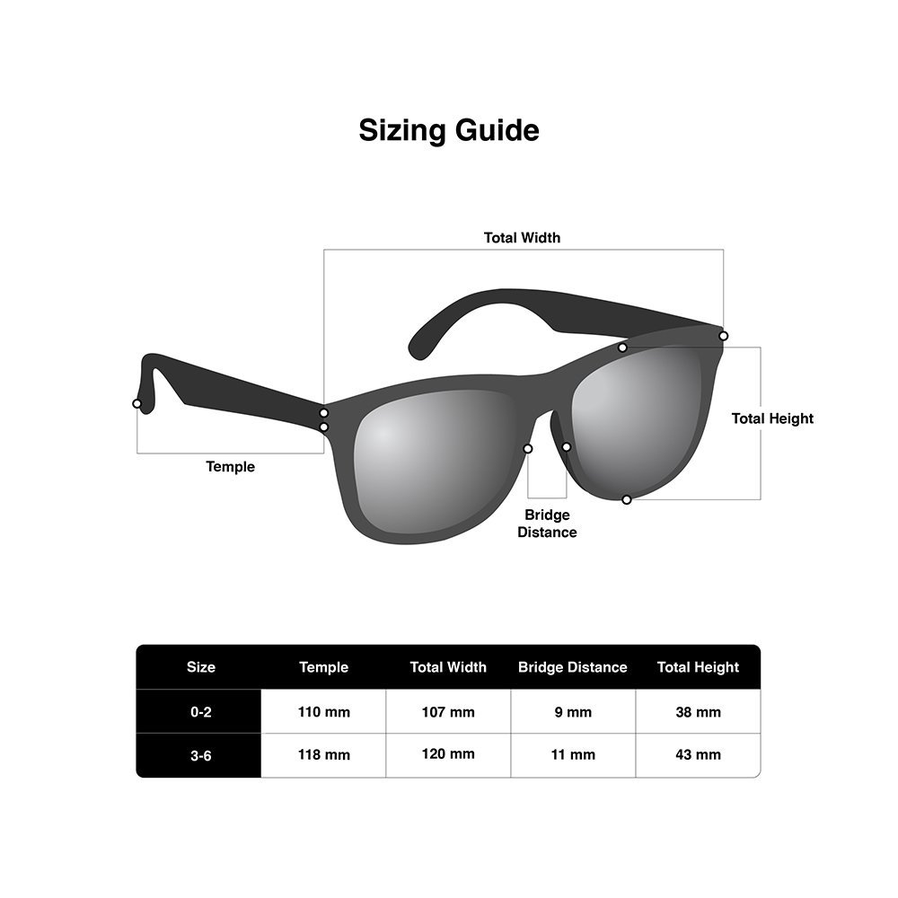 แว่นกันแดดสำหรับเด็ก Hipsterkid Polarized Baby Opticals (Yellow)