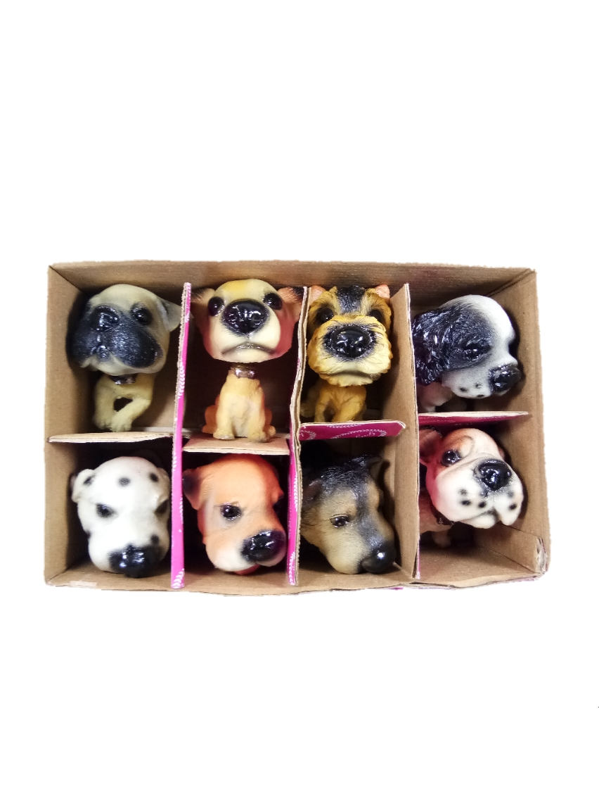 ตุ๊กตาหมาเรซิ่นชุด8ตัว