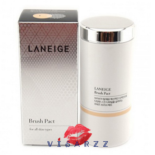 (ลดพิเศษมากกว่า 45%) Laneige Brush Pact 9g # 1 Natural Finishing แป้งทาหน้าพร้อมแปรงสุดหรู ที่ช่วยให้ผิวดูเรียบเนียนตามธรรมชาติ สะดวกพกพา พร้อมให้คุณได้เติมความสวยได้ทุกที่