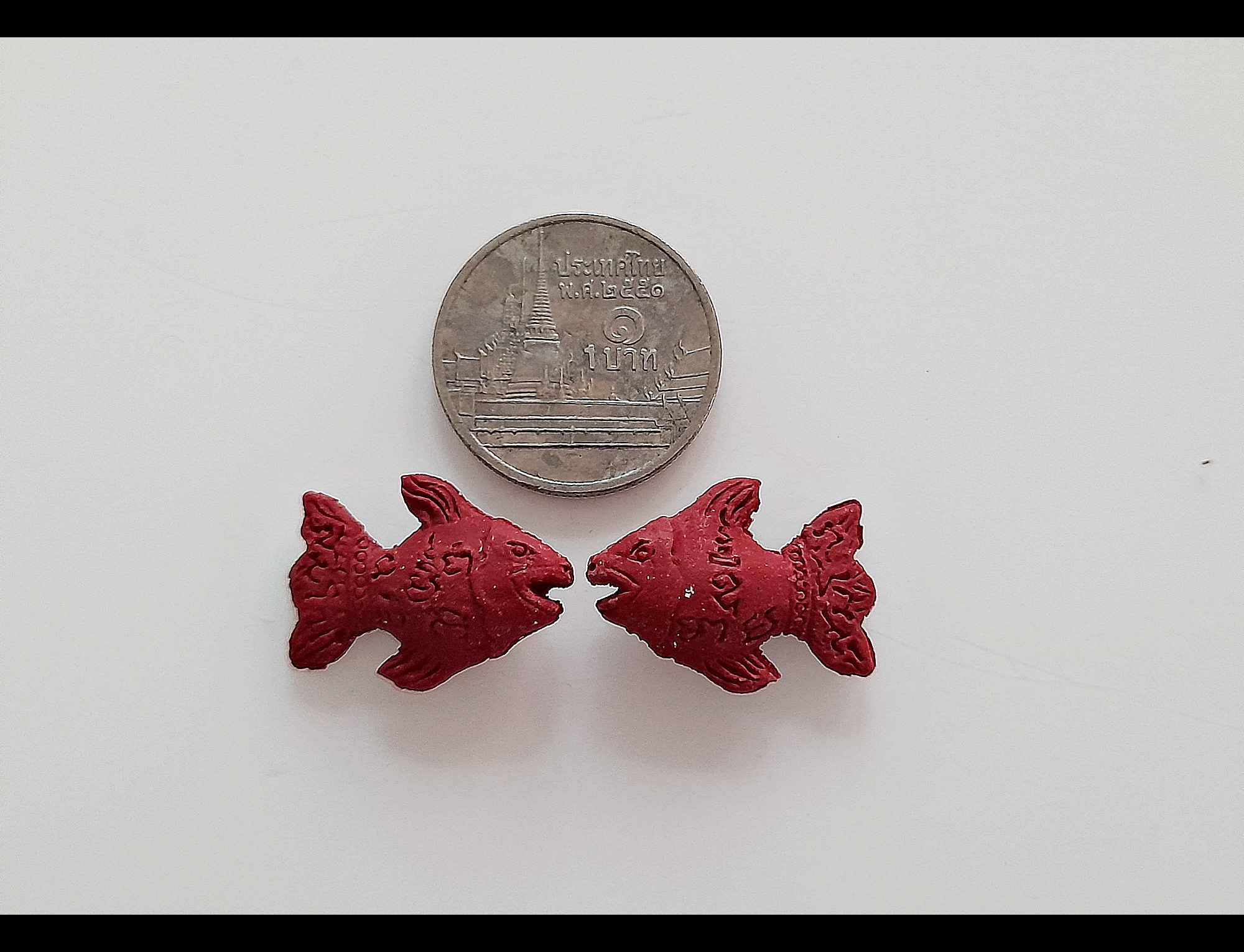 ปลาตะเพียน แดง (งับทรัพย์) เนื้อผง สร้างปลุกเสก ปี2564 #รับประกันแท้ - (ใช้มวลสารผงว่าน111ชนิด ที่เข้าพิธีเสาร์๕ ของ หลวงพ่อฤาษีลิงดำ วัดท่าซุง เมื่อ ปี2535) - (หากินหาทรัพย์ได้ง่ายๆ คล่องตัว ว่องไว เร็วกว่าใครๆ หลบหลีกอุปสรรคศัตรูเเละคู่เเข่งได้อย่างสบาย