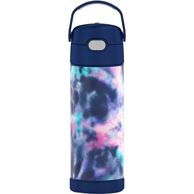 กระติกน้ำสเตนเลสรักษาอุณหภูมิ Thermos Tie-Dye FUNtainer Vacuum Insulated Stainless Steel Bottle 16OZ with Bali Handle