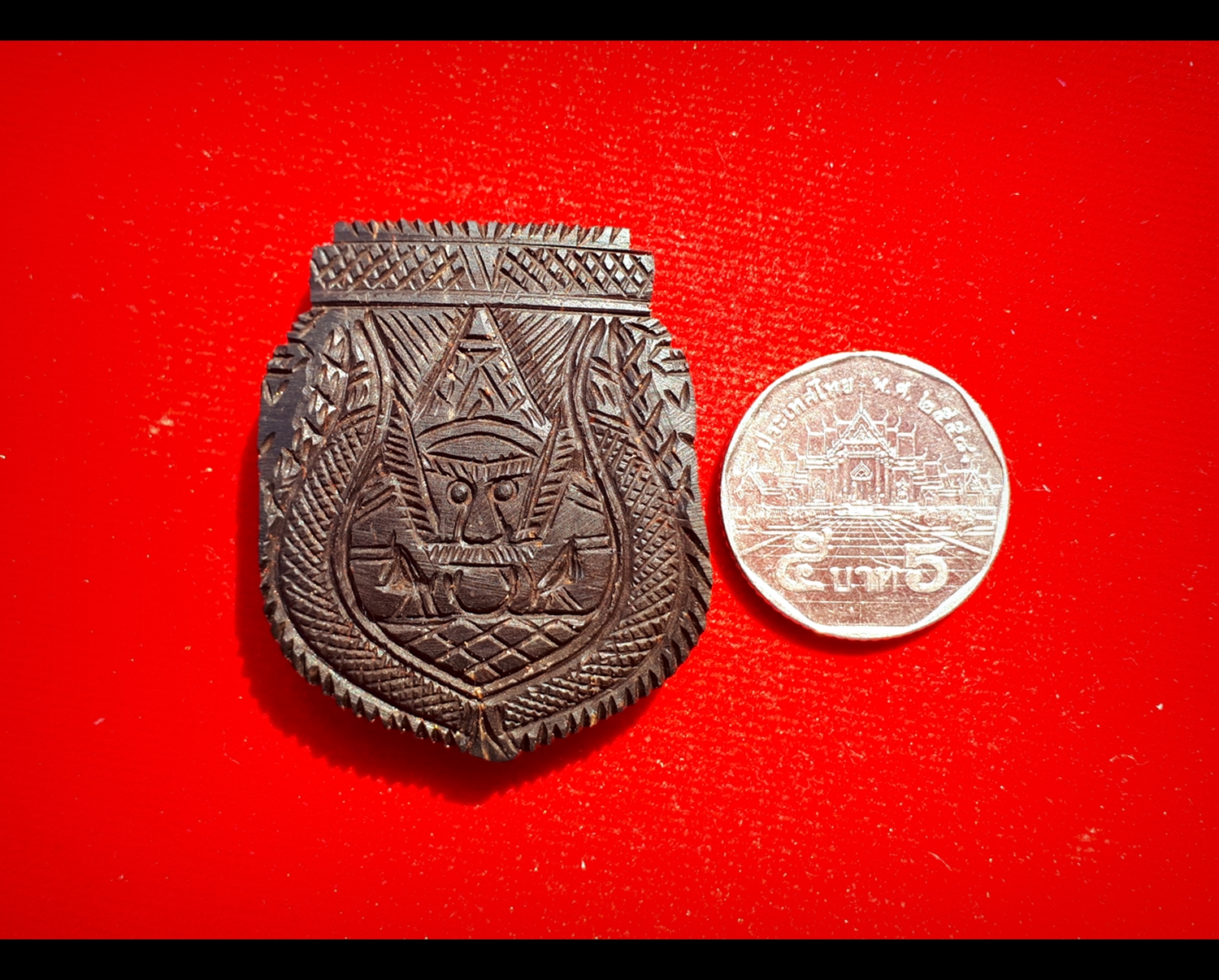 ราหู กะลาตาเดียวแกะ (พิมพ์ใหญ่) (พลิกชีวิตหนุนเสริมค้ำดวงชะตา ตัดเคราะห์ กลับร้ายกลายเป็นดี) ปี2561 - หลวงพี่เก่ง วัดท่าเสา