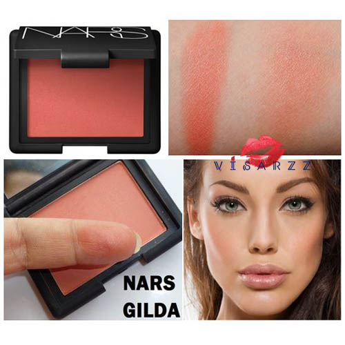 (ตัวเต็มมีกล่อง ลดมากว่า 40%) Nars Blush Cheek Color # Gilda 4.8 g บลัชสีชมพูอมส้มอมชมพูเนื้อแมทท์