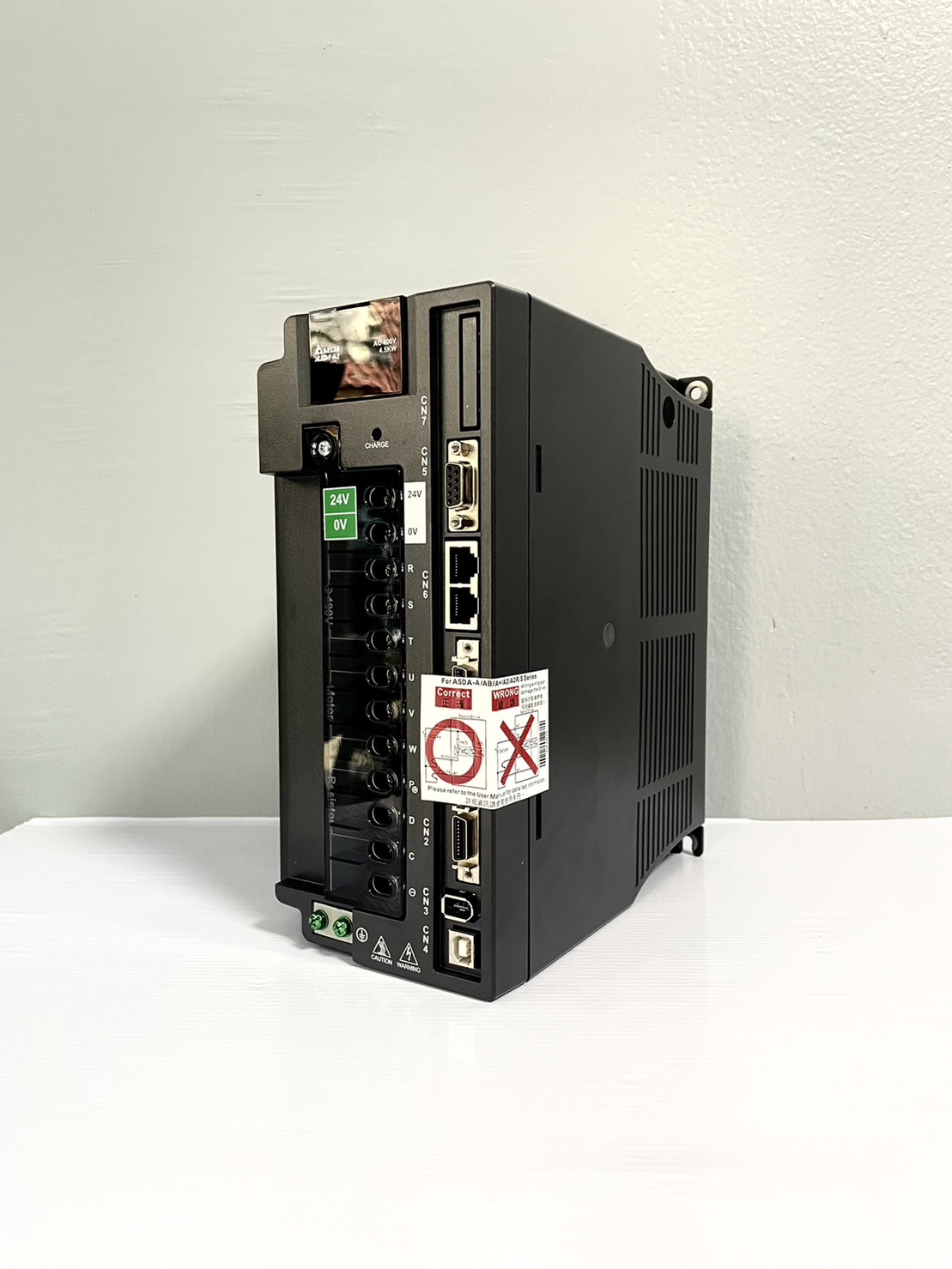 Delta AC Servo Drive ASDA-A2 Series Model:ASD-A2-4543-M 4.5KW 400V 3-phase