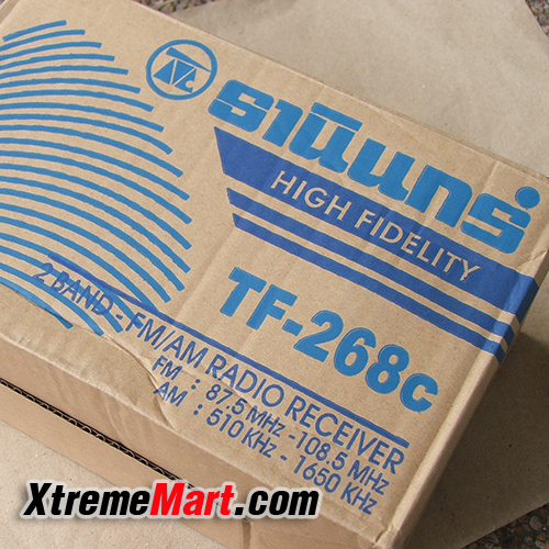 วิทยุธานินทร์แท้ AM FM รุ่น TF-268 ใช้แบตเตอรี่ 3 ก้อน