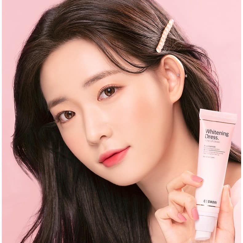 Cosnori Whitening Dress Cream 50mL ครีมบำรุงผิว โทนอัพ ปรับสภาพหน้าให้ผิวดูขาว กระจ่างใส ฉ่ำวาว หน้าเงา ดิวอี้แบบสางเกาหลี
