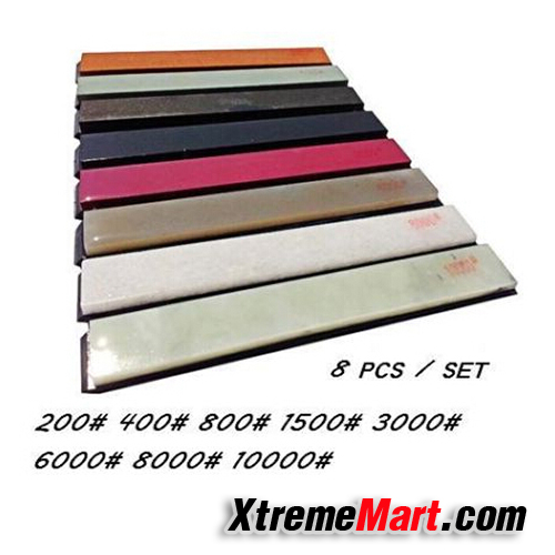 ชุดหินลับมีด Apex sharpener +Ruixin Sharpening Grindstone Polishing Stone Grit 240#-10000# Sharpener System Graver oilstone (8 ชิ้น)