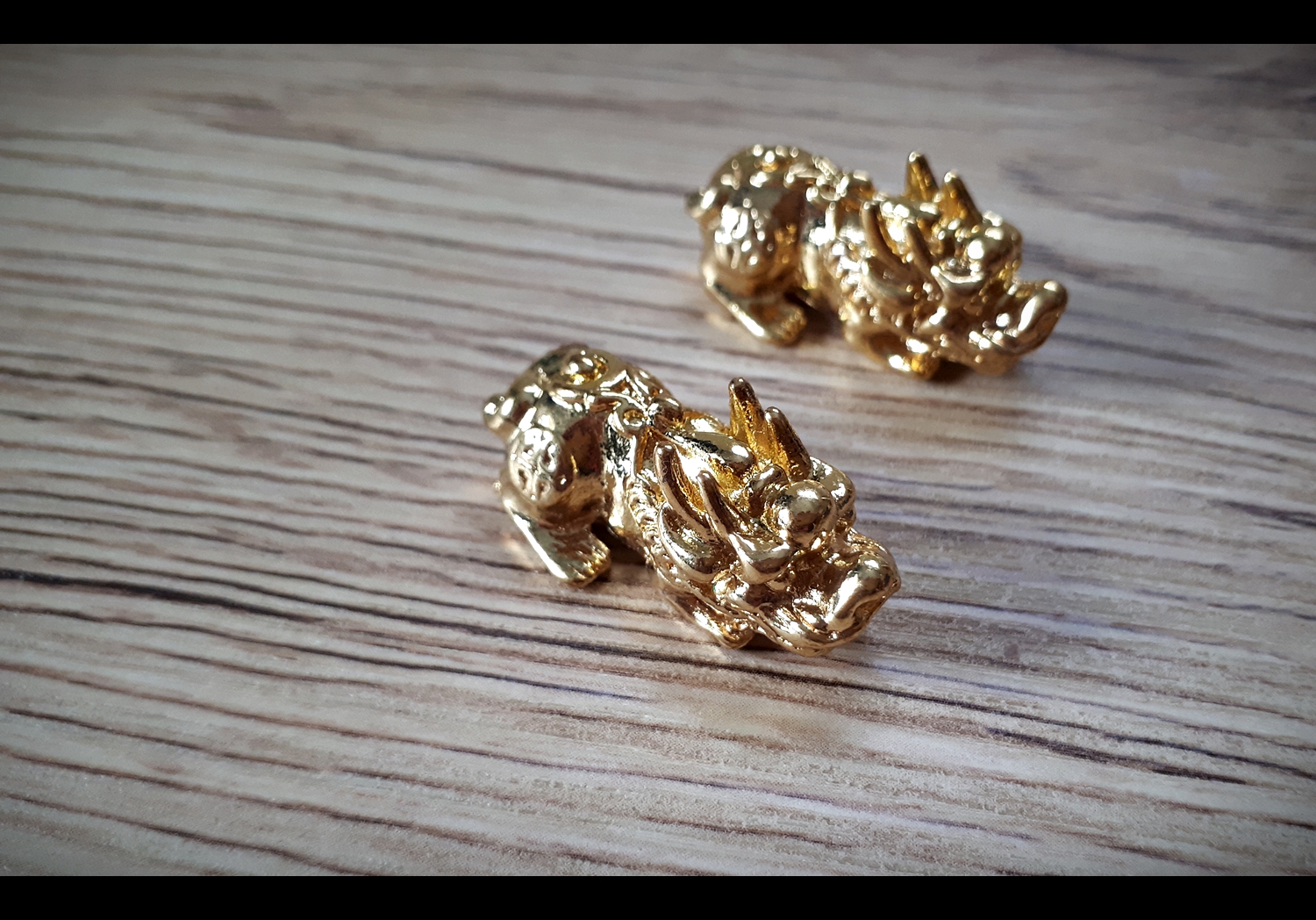 ปีเซียะ เนื้อโลหะทองเหลืองชุบทอง (ขายปลีก ขายส่ง)