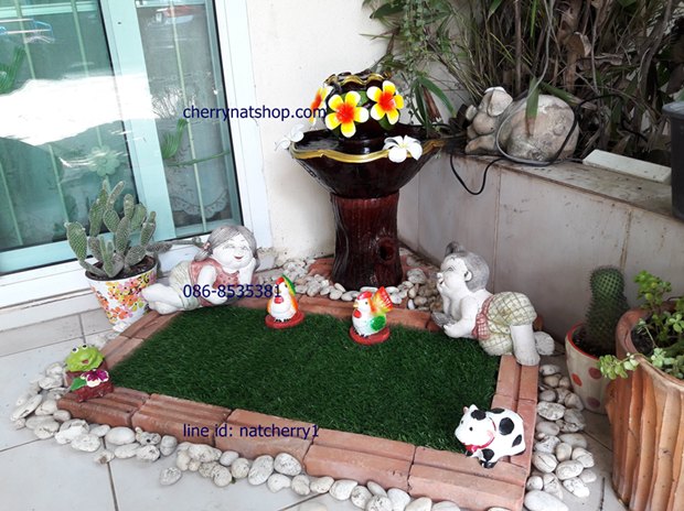 น้ำผุดน้ำล้นเสริมฮวงจุ้ยเสริมตัวเล็กตอไม้