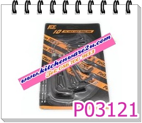 P03121 ไขควง 6 เหลี่ยม 1*10 ราคาส่งต่อ 1 โหล (180 บ/โหล ส่ง 15 บาท ขายส่งทุกอย่าง 20 บาท)