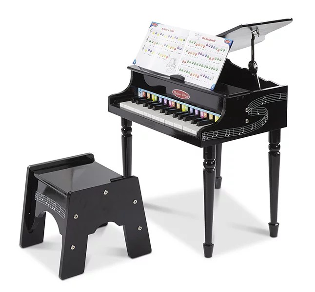 แกรนด์เปียโนสำหรับเด็ก Melissa & Doug Learn-to-Play Classic Grand Piano
