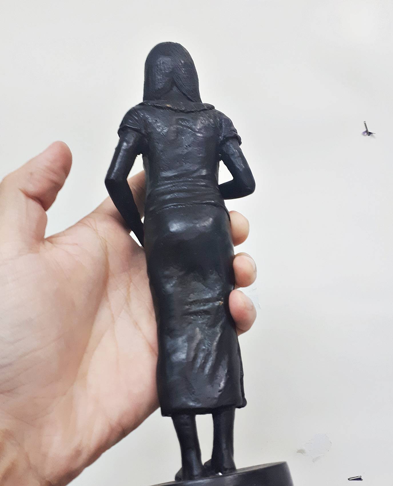 รูปหล่อ พี่นวล เนื้อโลหะรมดำ (แจ็คจิล Jacl&jill สร้าง ปี2560)