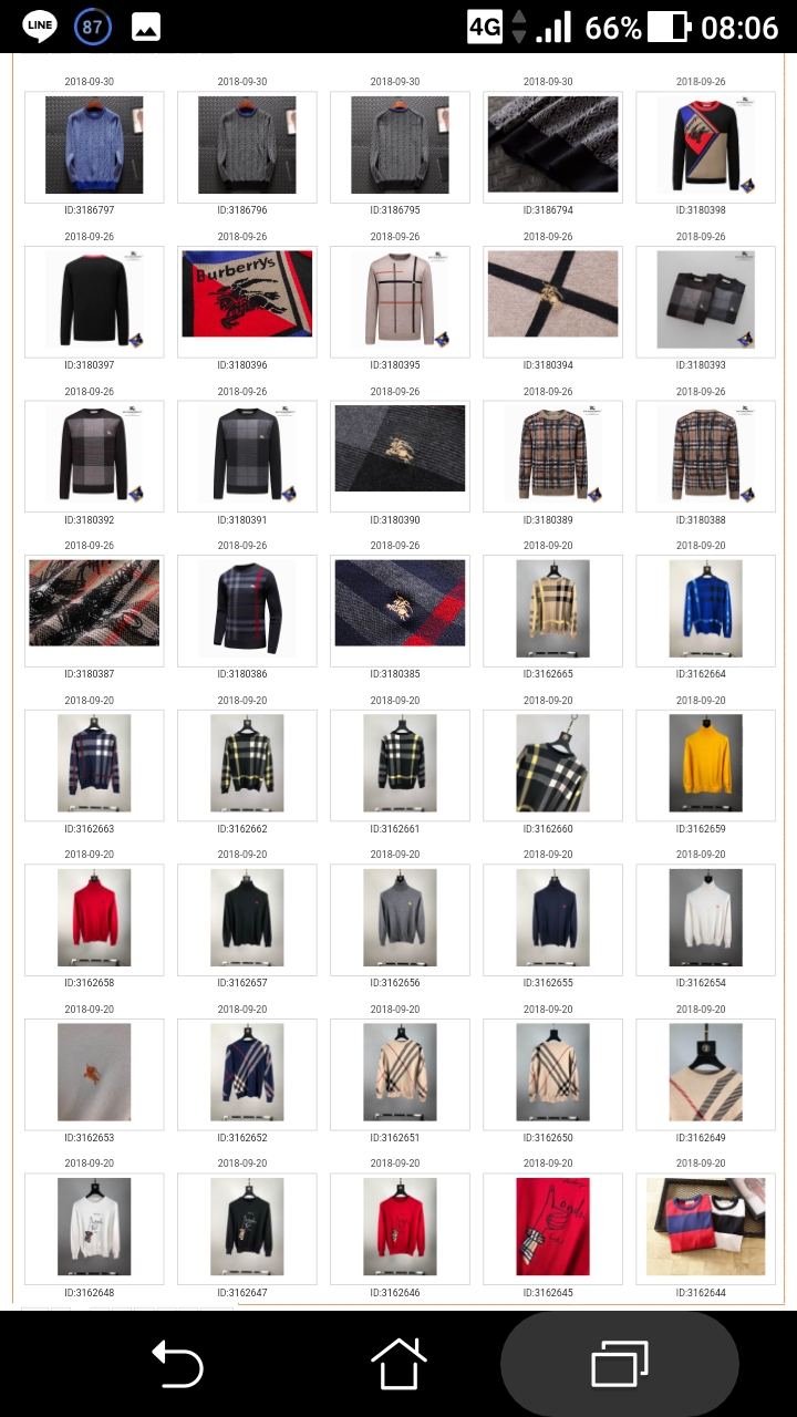 Pre order เสื้อสเวตเตอร์ Bur ผู้ชาย