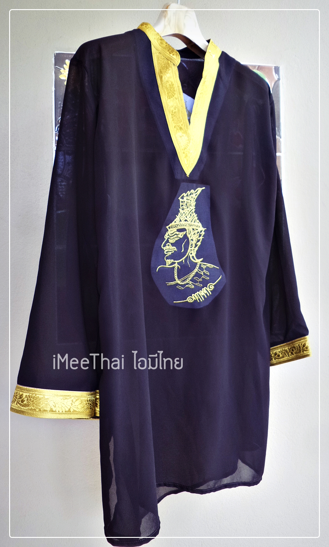 เสื้อสีดำแขนยาว ปัก พ่อแก่ฤาษี