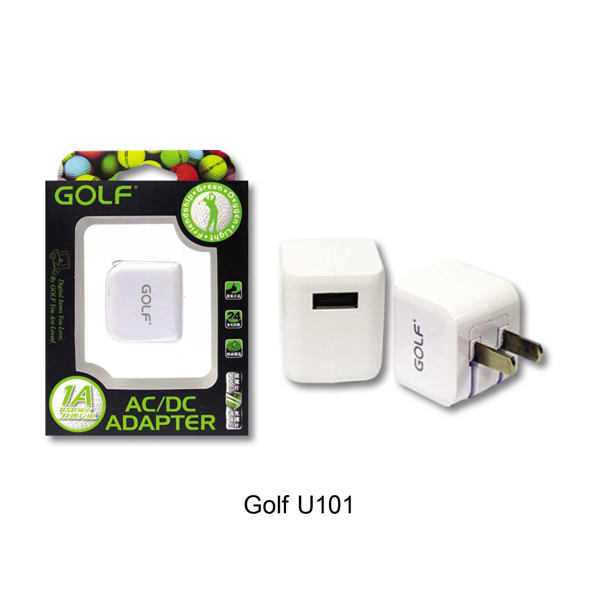 หัวชาร์จ ที่ชาร์จ ไฟบ้าน USB 1 Port สกรีนโลโก้ได้ ของพรีเมี่ยม ของที่ระลึก ของแจก ของแถม
