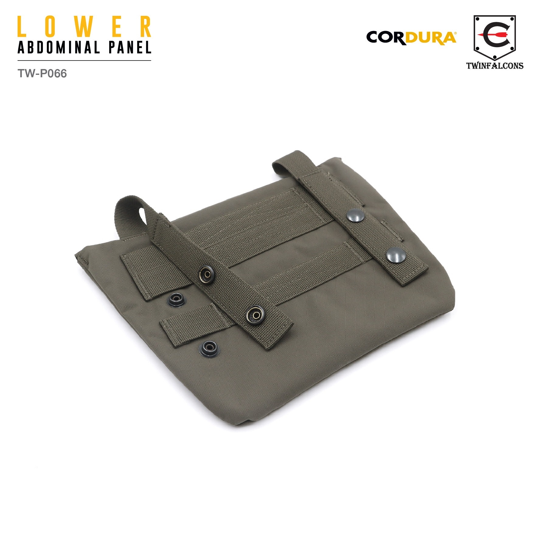 🇹🇭⫸ ซองใส่เพลทขาหนีบ Lower Abdominal Panel ( Twinfalcons ) [ TW-P066 ]