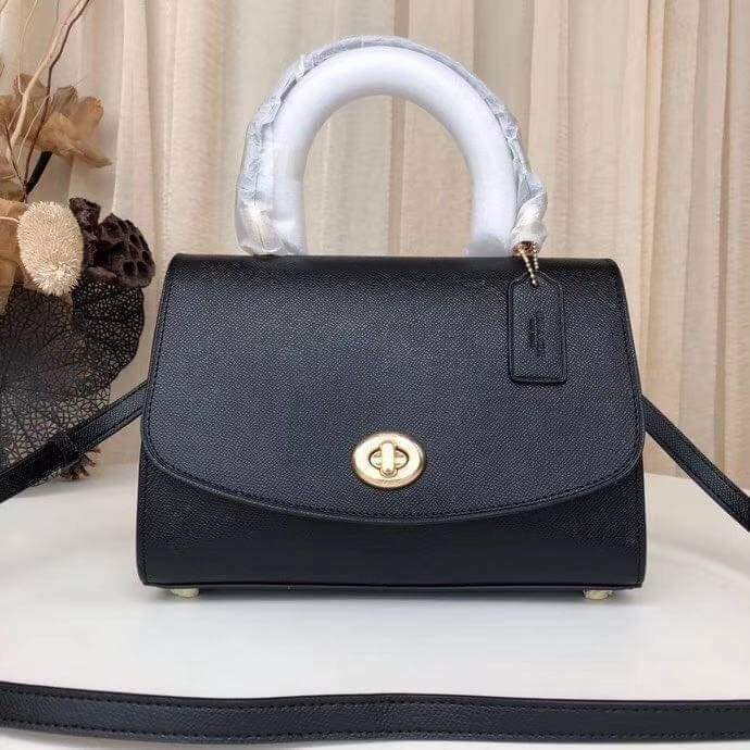 Coach TILLY TOP HANDLE SATCHEL WITH SIGNATURE CANVAS COACH F76618 (แอดไลน์ก่อนสั่งซื้อ)