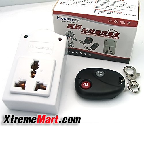 รีโมท RF Wireless Remote Control AC Power Socket (AC 220V/500W)