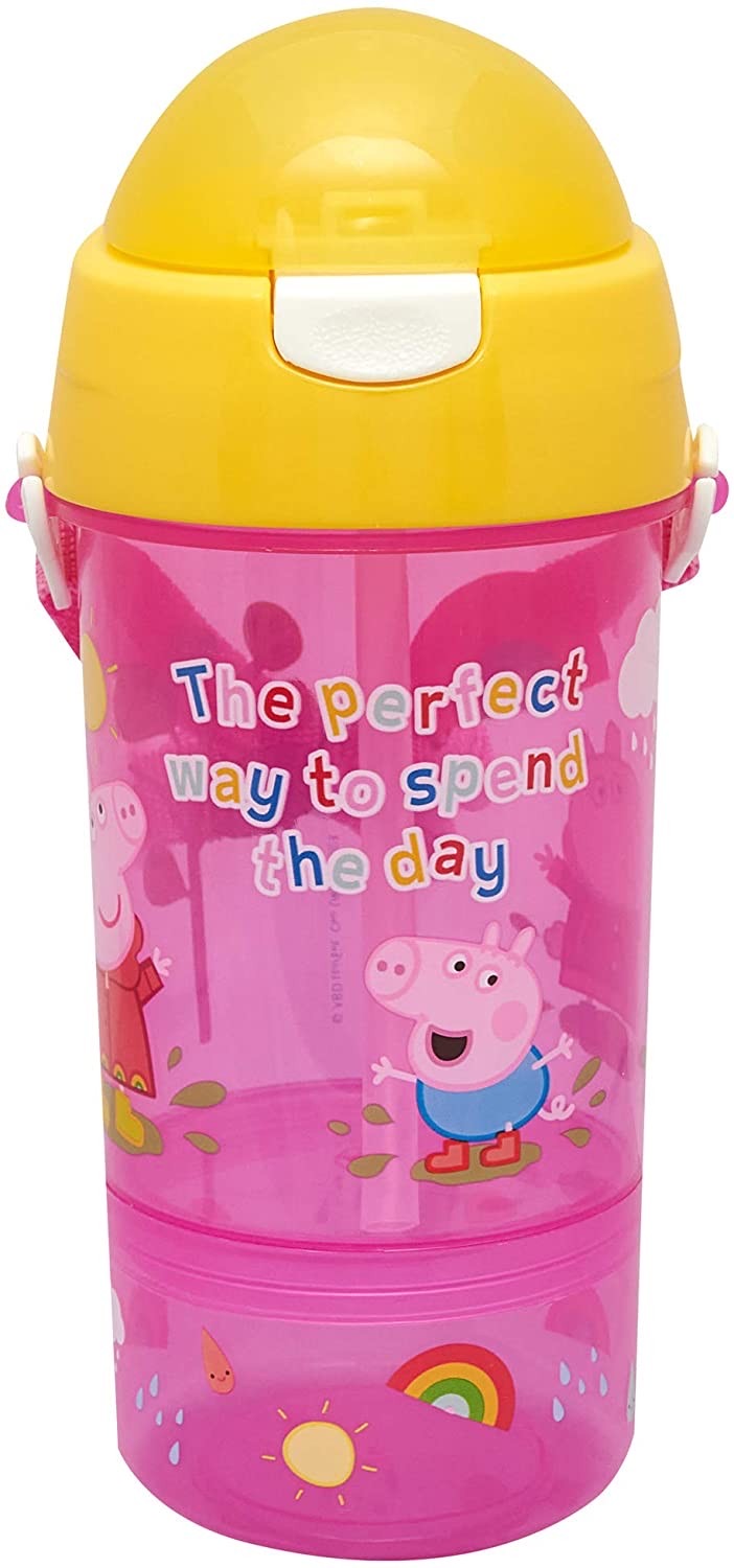 กระติกน้ำพร้อมกล่องบรรจุของว่าง DNC Polar Bear Peppa Pig "The Perfect Way to Spend the Day" Sip and Snack Canteen