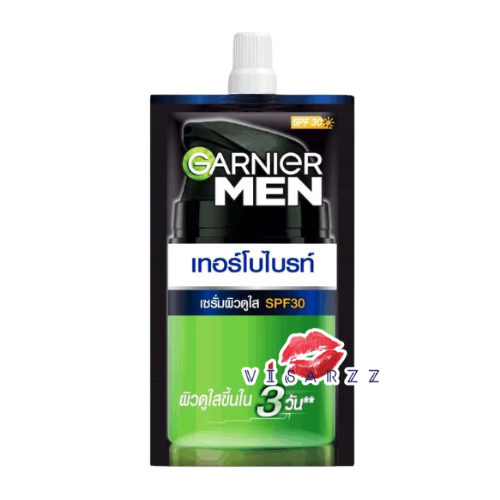 Garnier Men Turbo Bright SPF30+ การ์นิเย่เมนเทอร์โบไบรท์3อิน1 ฟื้นผิวโทรมจากนอนดึกบำรุงให้สดชื่น ลดความหมองคล้ำจากแดดและมลภาวะ ทำให้ผิวสว่างขึ้นแบบธรรมชาติ