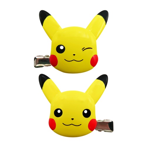 (#3511 Pikachu) Pokemon Hair Clip กิ๊บติดผมญี่ปุ่น 1 คู่ สุดคิวท์