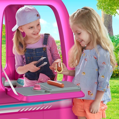 รถแบตเตอรี่แนวแคมเปอร์ Fisher-Price Power Wheels Barbie Dream Camper