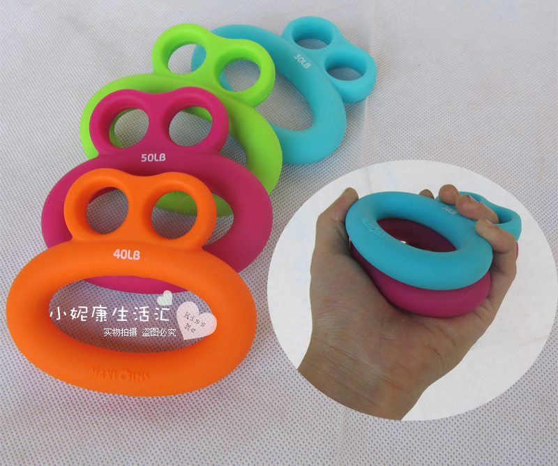 พร้อมส่ง**Silicone Ring Hand Exerciser ซิลิโคน บริหารมือ ทรงแหวน PSC1068