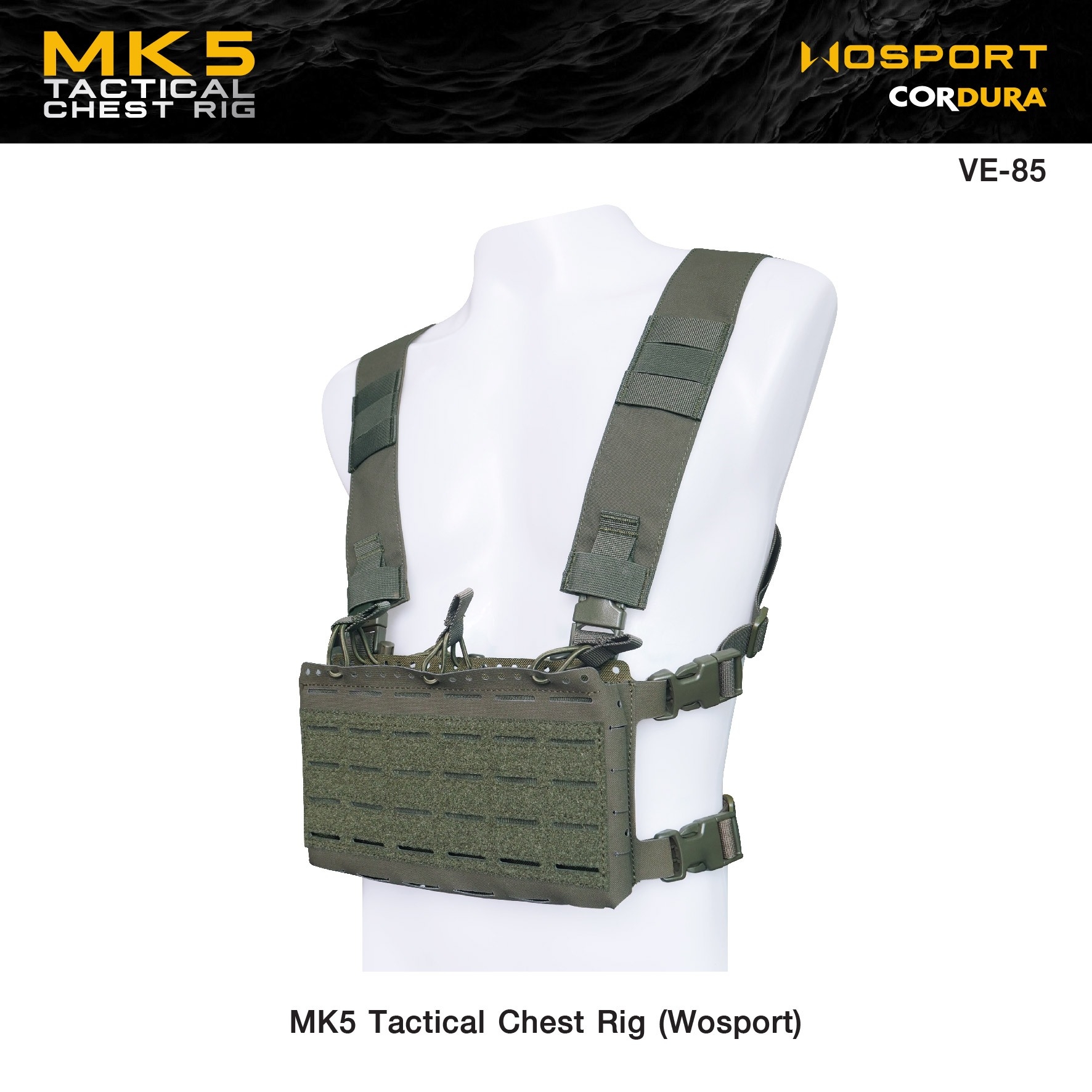🇹🇭⫸ MK5 Tactical Chest Rig ( Wosport ) [ VE-85 ]