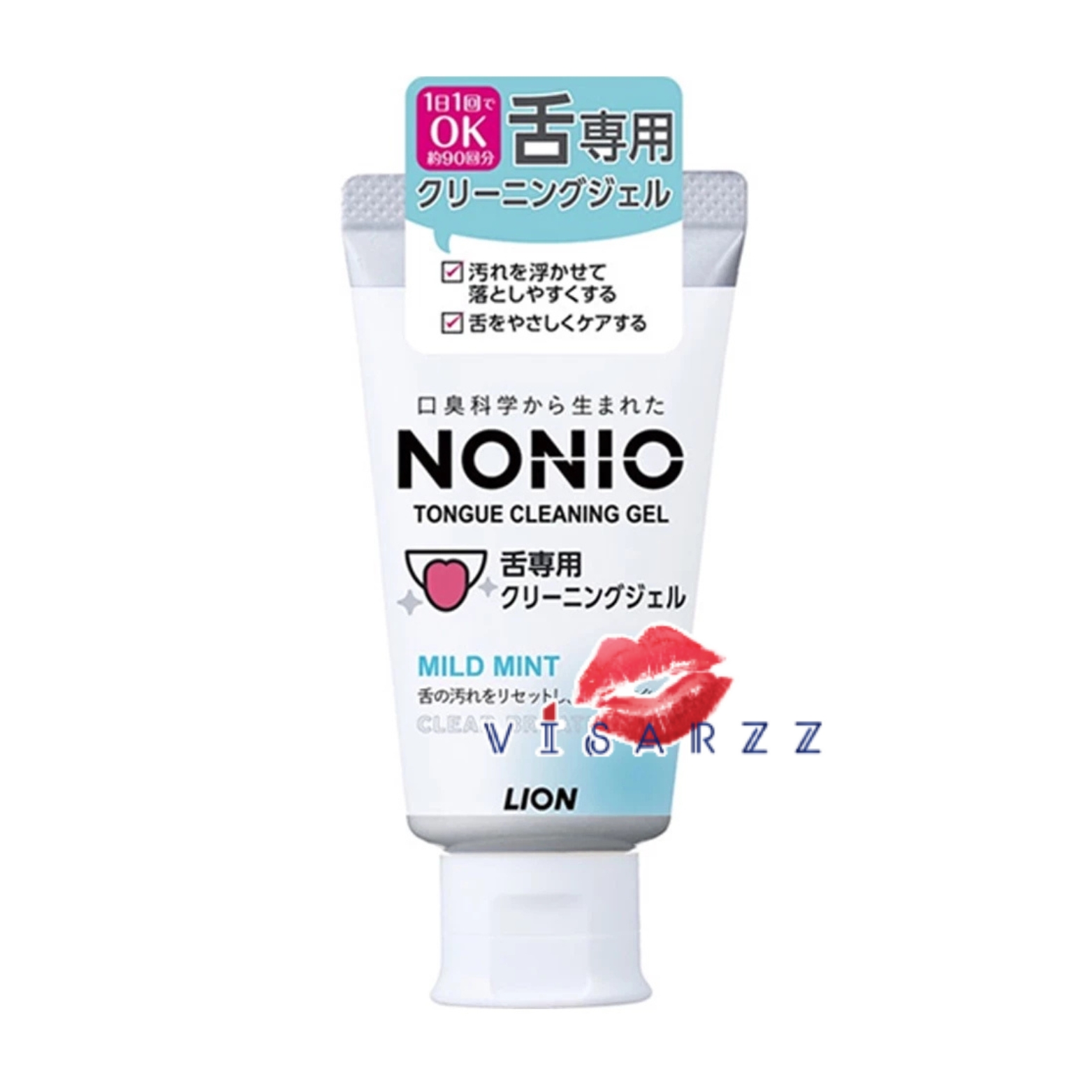 (เจลทำความสะอาดลิ้น) Lion Nonio Tongue Cleaning Gel 45g สำหรับลิ้นโดยเฉพาะ ส่วนผสมในการทำความสะอาด ที่ช่วยขจัดสิ่งสกปรกบนลิ้นและทำให้ง่ายต่อการขจัดออก