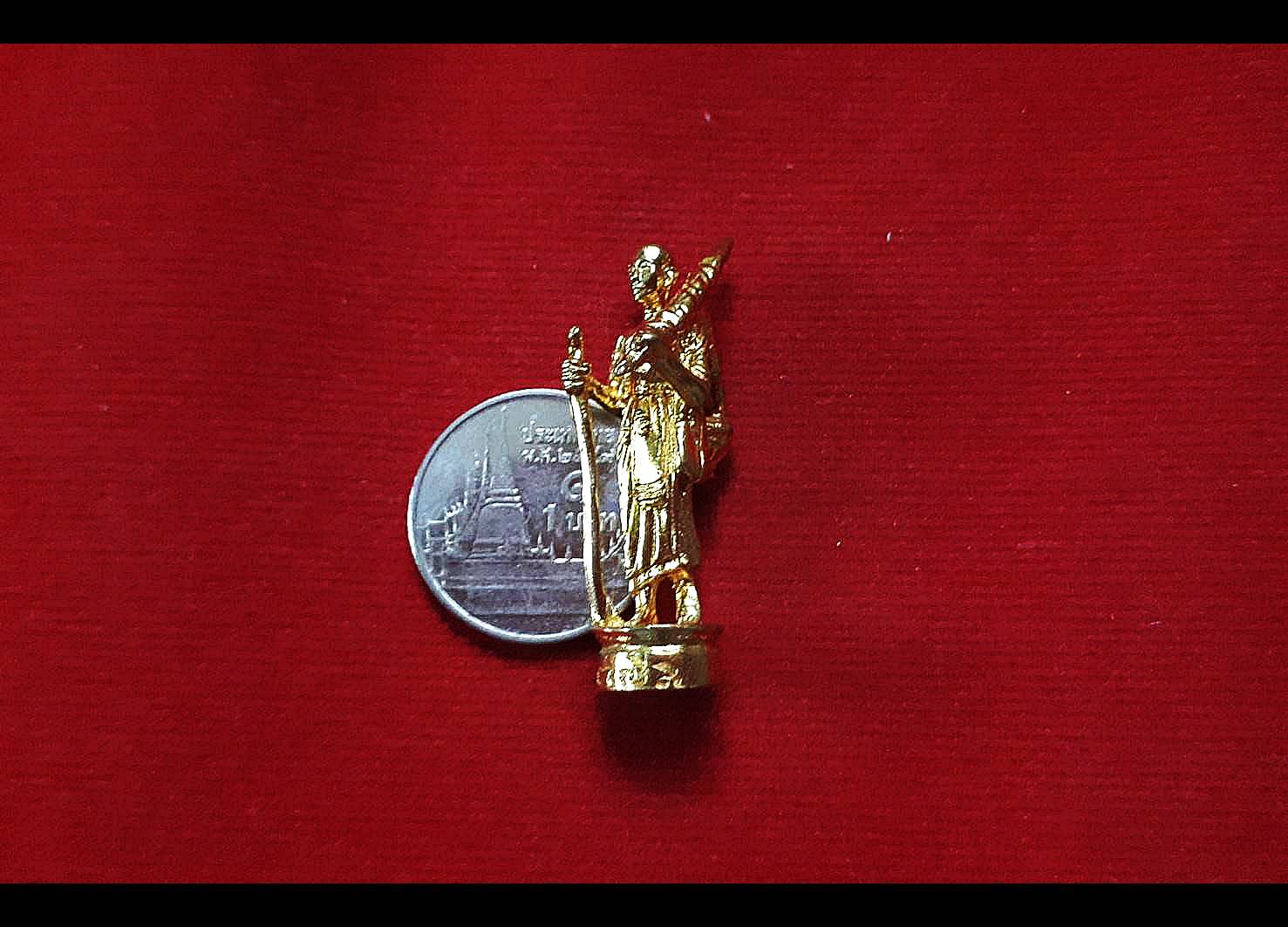 รูปหล่อ พระสีวลี ลอยองค์ห้อยคอ(พิธีพลิกชีวิต)ปี2563 - หลวงพ่อกวย วัดโฆสิตาราม(วัดบ้านแค) จ.ชัยนาท