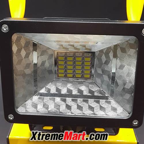 ไฟฉายสปอร์ตไลท์ 30W 24 LED W804 IP65 LED Floodlights 2400LM Rechargeable Outdoor Lawn Lamp