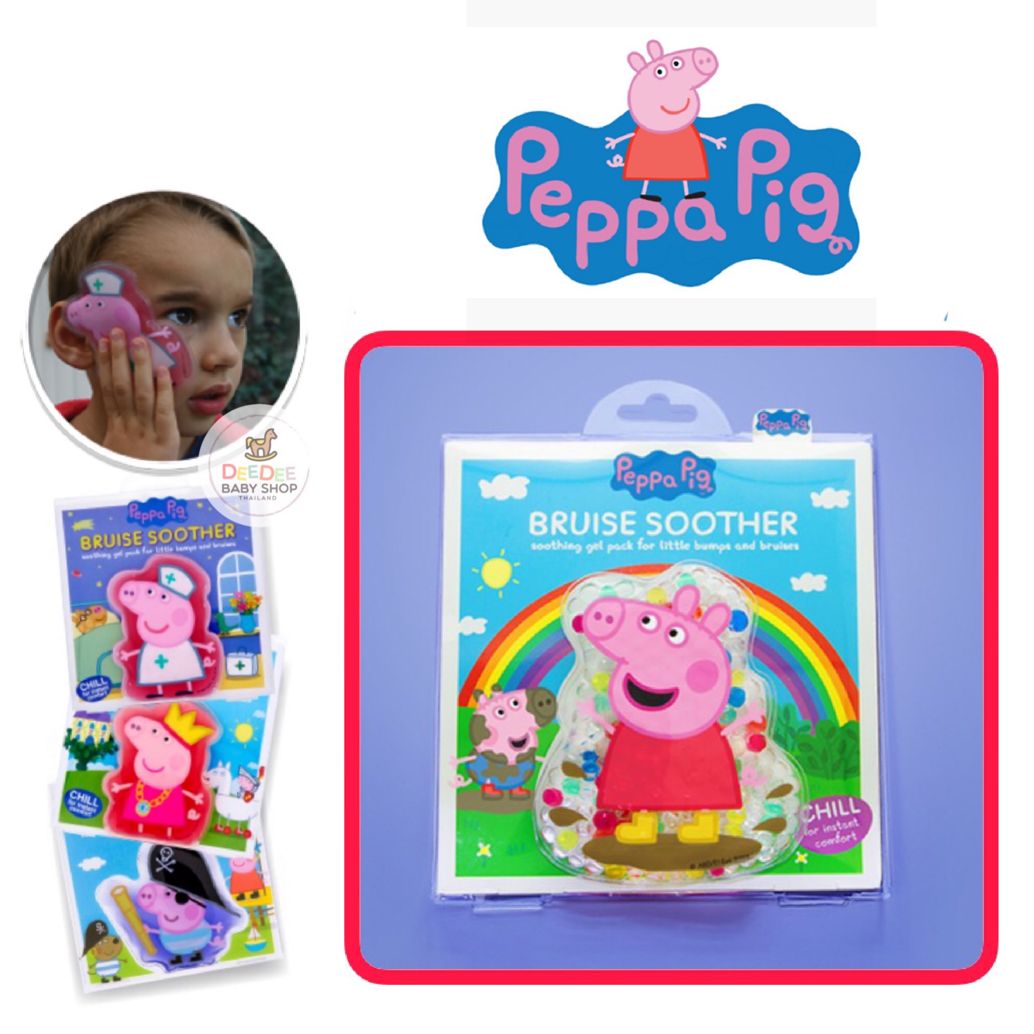 เจลประคบร้อนและเย็น Jellyworks Peppa Pig Bruise Soother