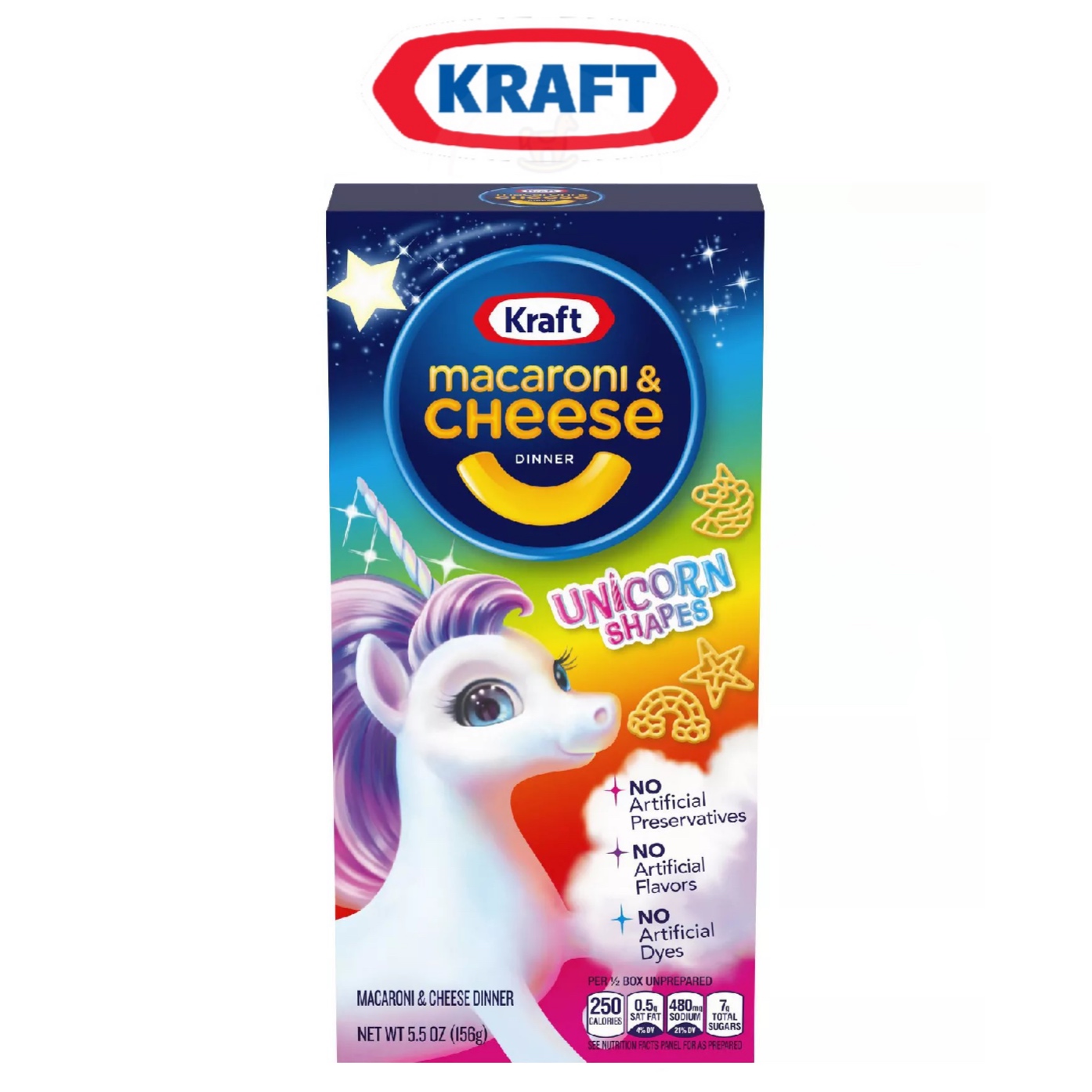 มะกะโรนีชีสสำหรับเด็ก Kraft Unicorn Macaroni & Cheese Dinner Box